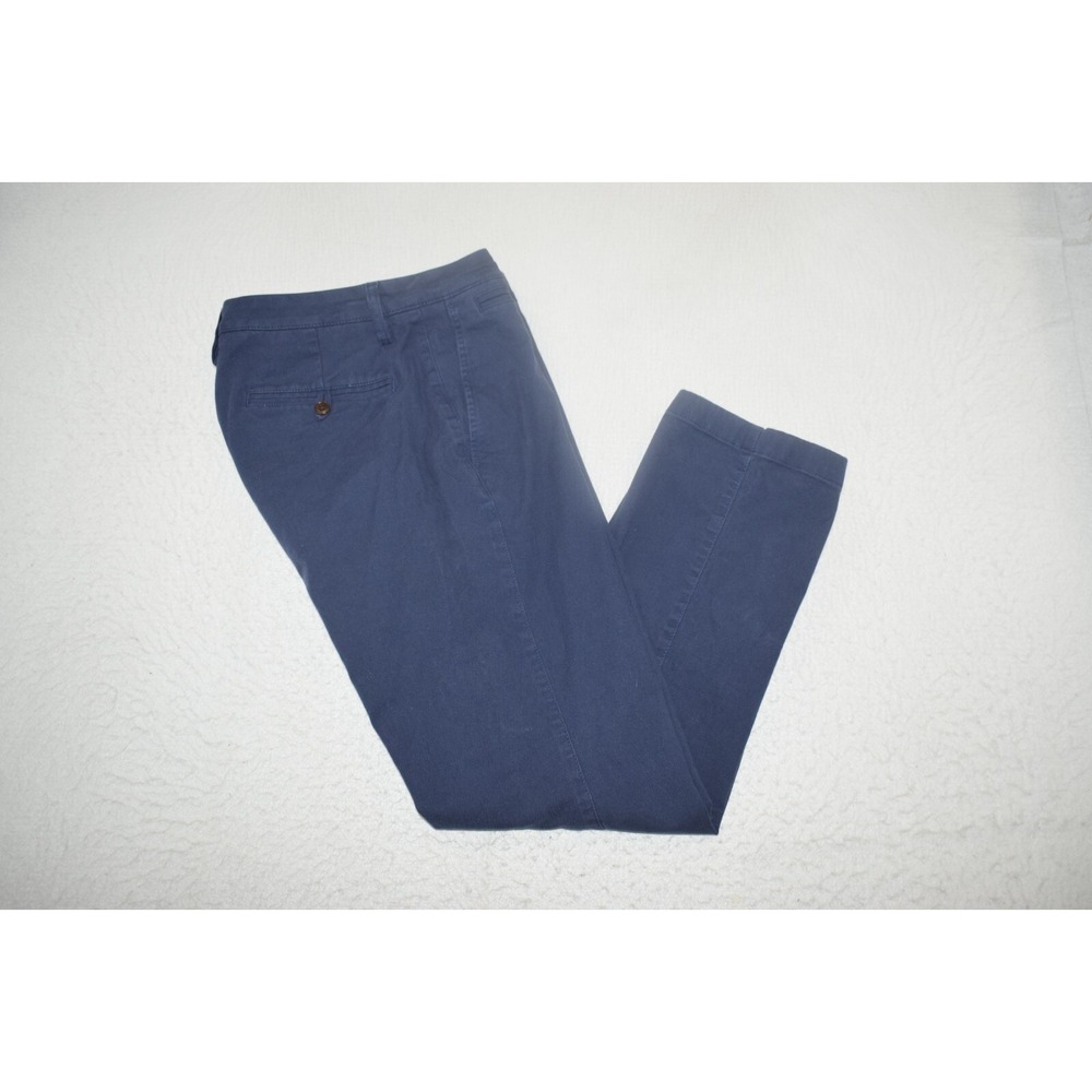 Vineyard Vines Chino Pants Stretch Blue Flat Front Mens Size 30 x 28***